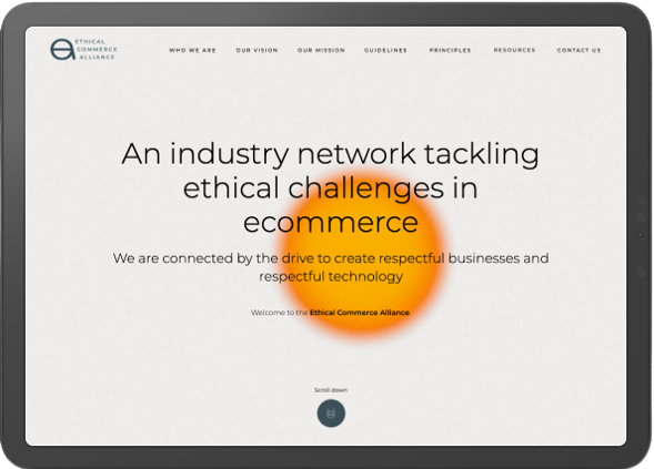 ECA website Ethical Commerce Alliance site