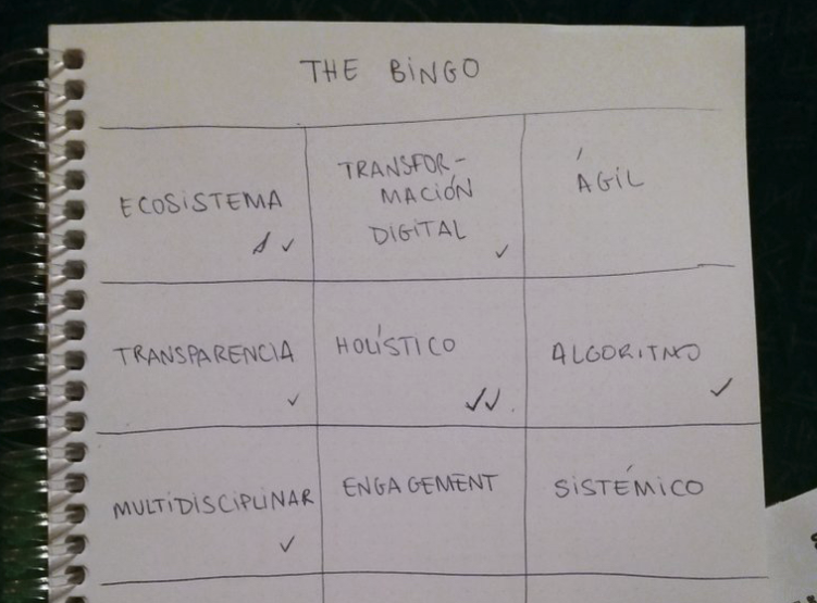 #EXF19 bingo on twitter… spoiler alert, the clear winner was HOLISTIC I'll try to avoid the buzzword/tech jargon but I'm afraid it's going to be inevitable ;-)